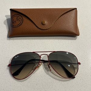 Red Rayban Aviators